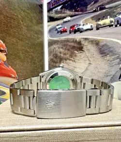 Rolex Oyster Perpetual Air King Precision 14000 Salmon Dial 34mm Watch