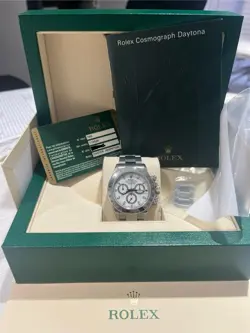 ROLEX DAYTONA 116520 STAINLESS STEEL WHITE DIAL