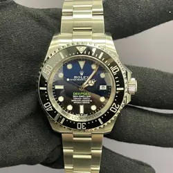 ROLEX SEA-DWELLER 44MM BLACK/BLUE DIAL WATCH 136660