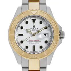 ROLEX YACHT MASTER 16623 WHITE V NUMBER SECOND HAND MENS