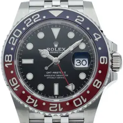 ROLEX GMT-MASTER II WATCH JUBILEE 126710BLRO BOX WARRANTY STAINLESS STEEL ME...
