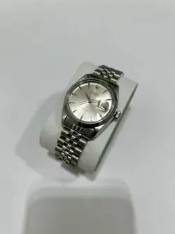 Rolex Oyster Date 6694 1980's Steel Watch 34mm Silver Dial Jubilee Bracelet Gift