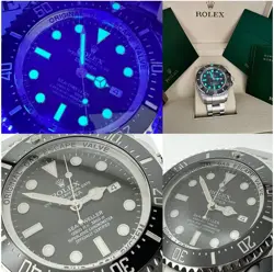 Rolex Sea-Dweller Deepsea 44mm Black Ceramic Dive 116660 Full Papers & Box,etc