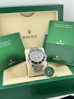 Rolex Sea-Dweller Deepsea 44mm Black Ceramic Dive 116660 Full Papers & Box,etc