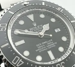 Rolex Sea-Dweller Deepsea 44mm Black Ceramic Dive 116660 Full Papers & Box,etc