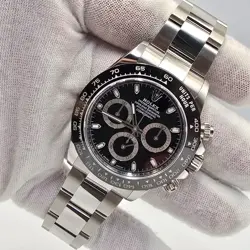 2022 PAPERS ROLEX DAYTONA 116500LN BLACK CERAMIC 40MM STEEL WATCH BOX