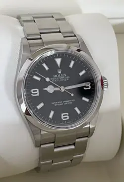 ROLEX EXPLORER 114270 SILVER OYSTER BRACELET WITH SILVER BEZEL 36MM