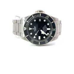 TUDOR ROLEX PELAGOS TITANIUM BLACK DIAL MENS DIVER WATCH 25600TN W/ BOX & PAPERS