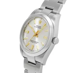 USED ROLEX Oyster Perpetual 36 126000 Silver Men's Watch #21297