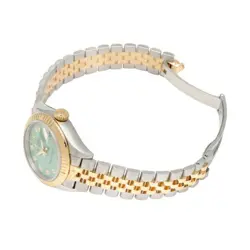 USED ROLEX Datejust 279173G Green Ladies Watch #2167