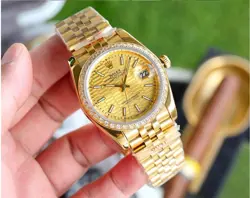 ROLEX DATEJUST AUTOMATIC WATCH 279138RBR 18K YELLOW GOLD