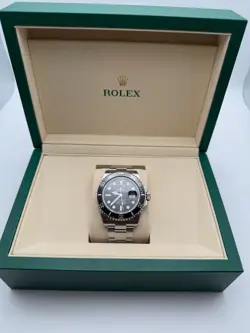 2025 ROLEX SUBMARINER  DATE 126610LN SILVER OYSTER BRACELET WITH BLACK BEZEL
