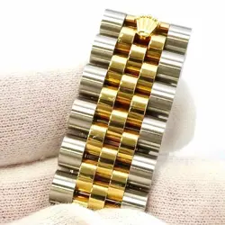 ROLEX DATEJUST 36MM STEEL 18K YELLOW GOLD CHAMPAGNE DIAL 116233