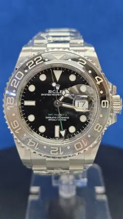 ROLEX GMT MASTER II BRUCE WAYNE OYSTER BRACELET 126710GRNR BOX & PAPERS 2024