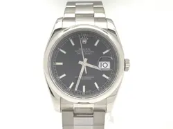 USED ROLEX DATEJUST 36 116200 BLACK CASE SIZE 36.0MM MEN'S WATCH #22227