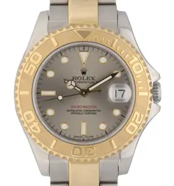 Rolex Yacht Master 68623 Steel Watch 34mm Case Grey Dial With 15.5cm Strap