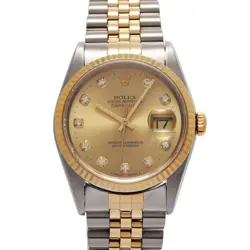 ROLEX DATEJUST DIAMOND 16233G W (1994-1995) DIAMOND MEN'S AUTOMATIC #GZ126