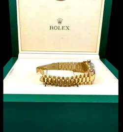 ROLEX DAY DATE PRESIDENT 1807 ROMAN WHITE 36MM DIAL AUTOMATIC MEN'S WATCH 6 1/2