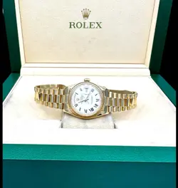 Rolex Day Date President 1807 Roman White 36mm Dial Automatic Men's Watch 6 1/2"