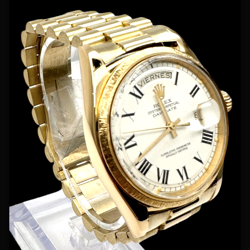 Rolex Day Date President 1807 Roman White 36mm Dial Automatic Men's Watch 6 1/2"