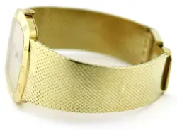 Vintage Rolex Cellini 30mm Geneve 3830 J 18K 750 Yellow Gold Swiss Made 6 1/2"