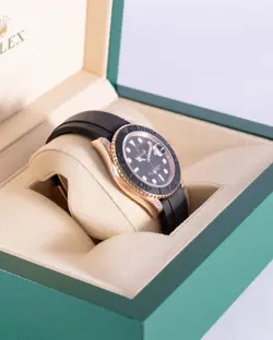 Rolex YachtMaster 40mm 116655 Rose Gold OysterFlex 2017