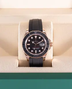 Rolex YachtMaster 40mm 116655 Rose Gold OysterFlex 2017