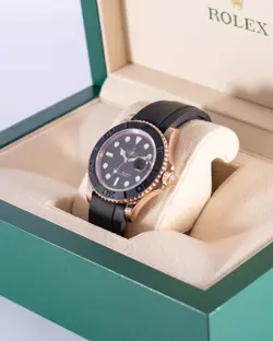 Rolex YachtMaster 40mm 116655 Rose Gold OysterFlex 2017