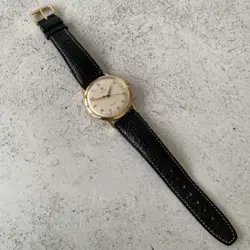 1956 Rare Rolex Precision 18ct Gold 36mm Oversized Arabic Swiss Watch - Boxed