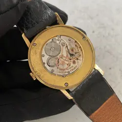 1956 Rare Rolex Precision 18ct Gold 36mm Oversized Arabic Swiss Watch - Boxed