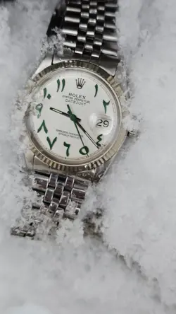 VINTAGE ROLEX DATEJUST 1601 CUSTOM DIAL  MEN'S AUTOMATIC WATCH 1969