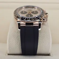 ROLEX DAYTONA 126515LN 40MM SUNDUST DIAL 18K  EVEROSE GOLD OYSTERFLEX BLACK B&P