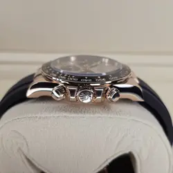 ROLEX DAYTONA 126515LN 40MM SUNDUST DIAL 18K  EVEROSE GOLD OYSTERFLEX BLACK B&P