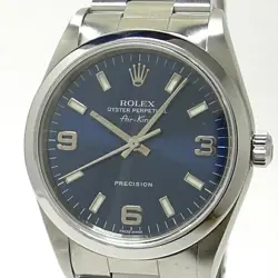 ROLEX AIR KING K NO. 14000M UNISEX WATCH FROM JAPAN G0208