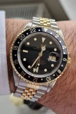 16713 GOLD/STEEL