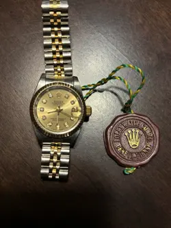 LADIES ROLEX STEEL AND GOLD -69173 
