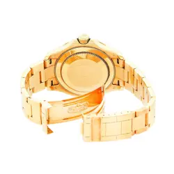 ROLEX 18K Yellow Gold 35mm Yacht-Master White 168628 Box Warranty MINTY