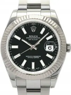 ROLEX DATEJUST 2 116334 G MEN'S AUTOMATIC #T055