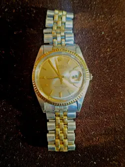 ROLEX DATEJUST 16013 GOLD AND STEEL