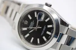 Rolex Datejust 41mm 116300 Black Dial c.2016 Unpolished