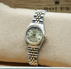 LADIES STEEL GOLD