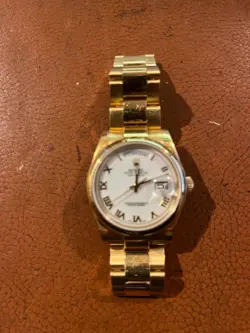 GOLD ROLEX OYSTER-PERPETUAL