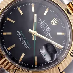 rolex Datejust Turnograph 116263 Gray YG watch men TO189474