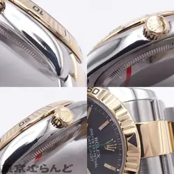 rolex Datejust Turnograph 116263 Gray YG watch men TO189474
