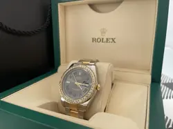 18K W/DIAMOND BEZEL