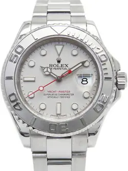 ROLEX YACHT-MASTER RHODIUM 16622 G MEN'S AUTOMATIC #T064