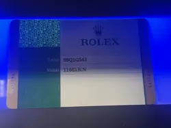 ROLEX GUARANTEE WARRANTY