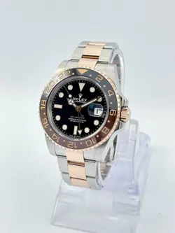 Rolex GMT-Master II 126711CHNR 40mm Rootbeer Bi Metal Rose Gold Black Dial Tone