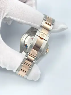 Rolex GMT-Master II 126711CHNR 40mm Rootbeer Bi Metal Rose Gold Black Dial Tone