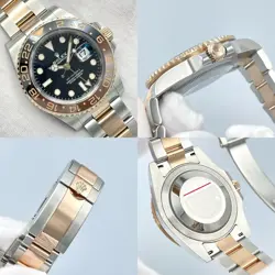 Rolex GMT-Master II 126711CHNR 40mm Rootbeer Bi Metal Rose Gold Black Dial Tone